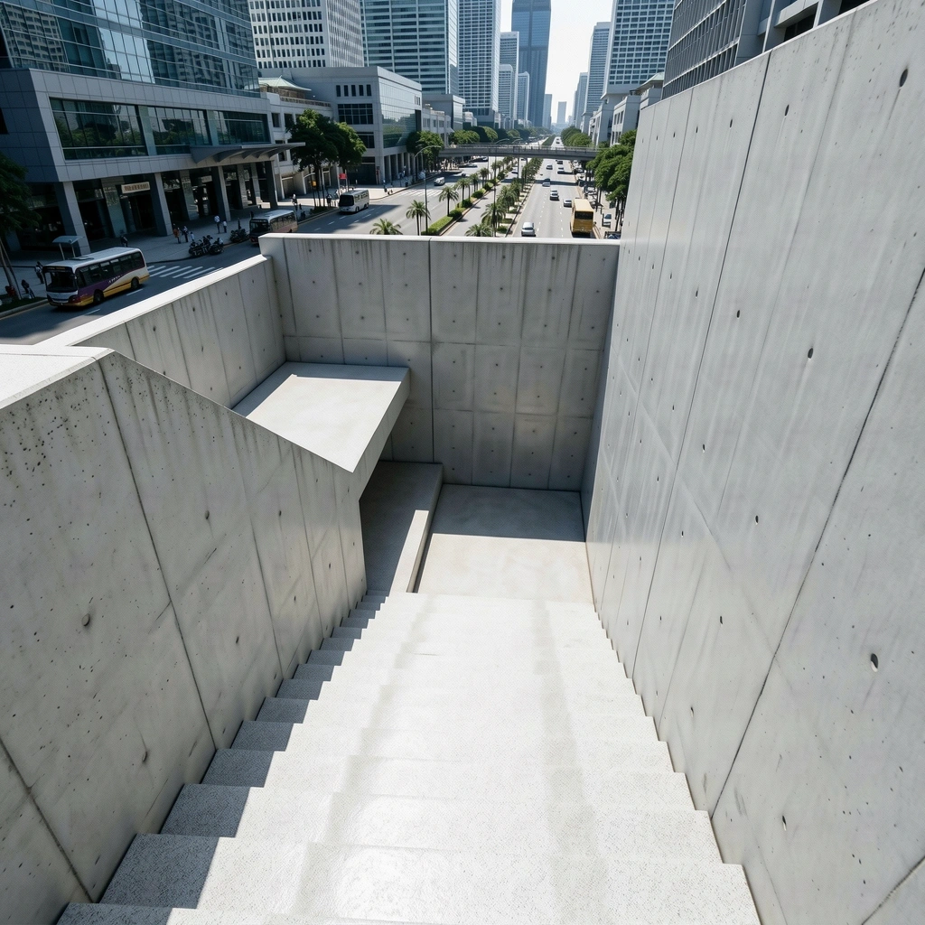 Structural dead end in a modern facility